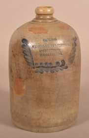 1-Gal. Philadelphia, PA Stoneware Advertising Jug.
