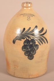 Cowden & Wilcox 2-Gallon Stoneware Jug.