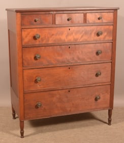 Berks County, PA Sheraton Cherry 3/4 Chest.