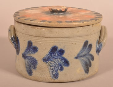 1-Gallon Stoneware Covered Cake Crock.