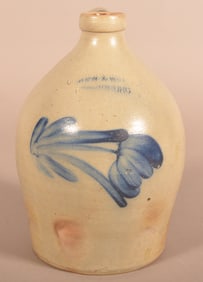 Cowden & Wilcox 1-Gallon Stoneware Jug.