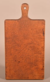 Pennsylvania 19th C. Tiger Maple Cutting Board.