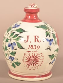 Rare Staffordshire Early Adams Rose-Type Jug.