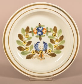 Leeds Soft Paste China 5-Color Toddy Plate.