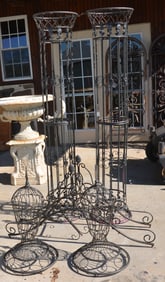 Wrought Iron Garden Archway Entrance.