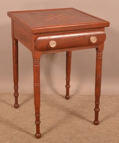 American Federal Cherry 1-Drawer Stand.