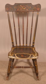PA 19th Century Spindle-Back Nanny's Rocker.