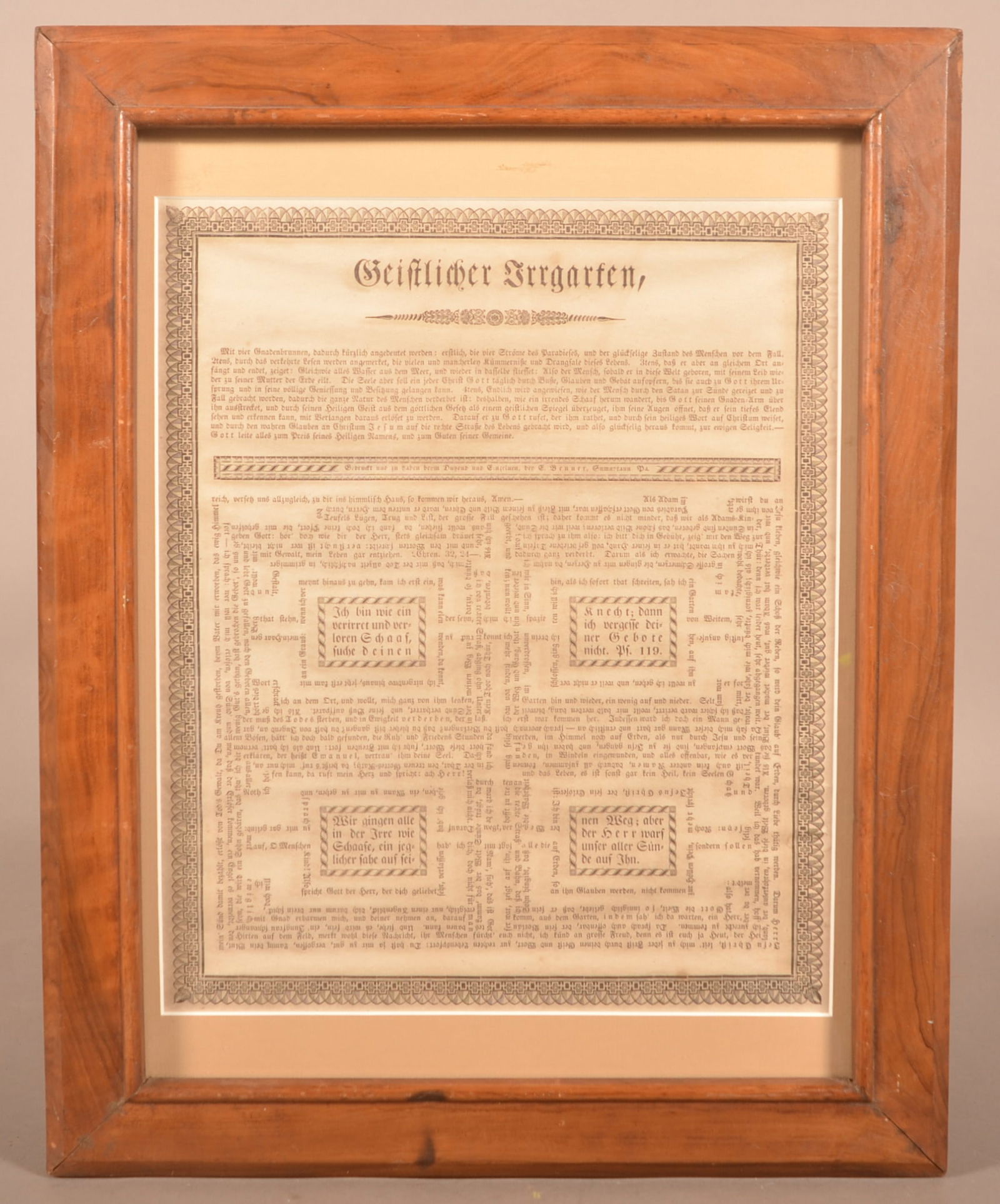 E. Benner Sumneytown, PA Religious Text. (1 of 5)