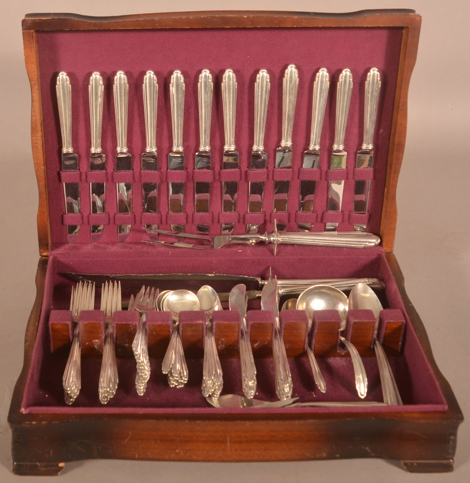 Dominick & Haff "Contempora" Sterling Flatware. (1 of 3)