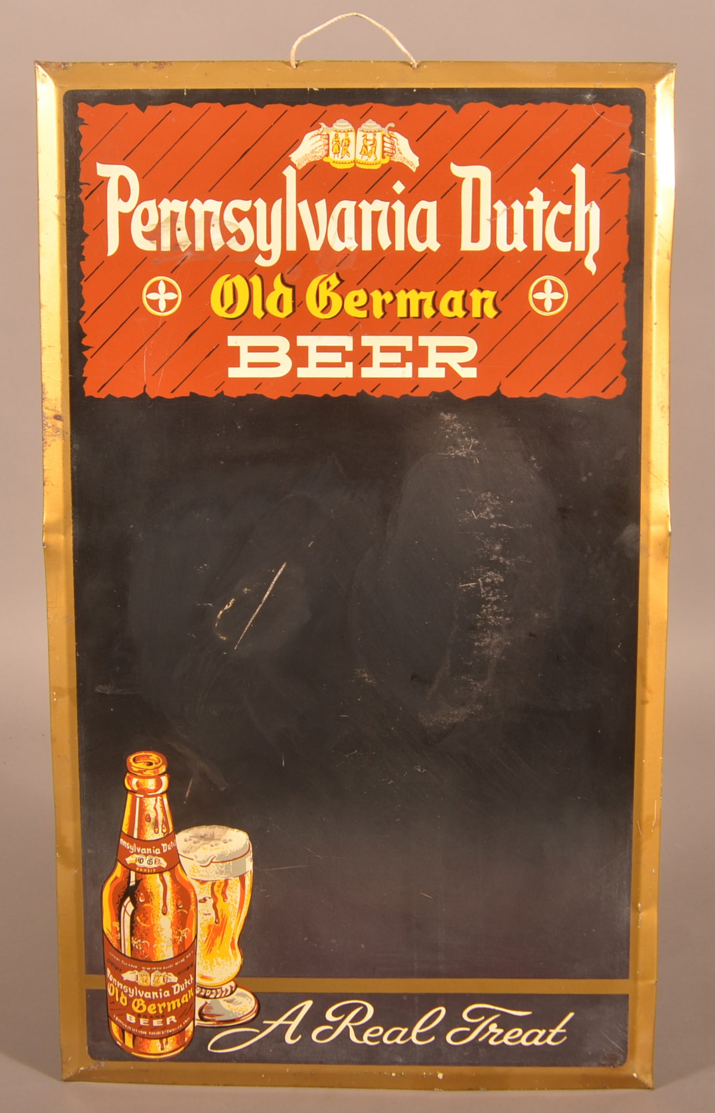 Pennsylvania Dutch Old German Beer Menu Board. (1 of 4)