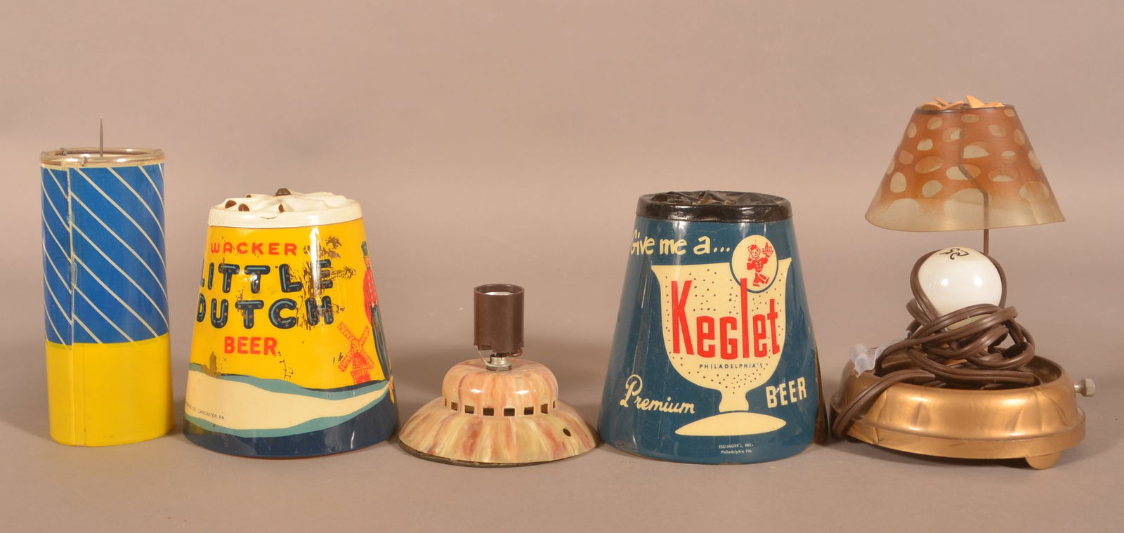 Vintage Beer Advertising Motion Lamp Parts. (1 of 4)