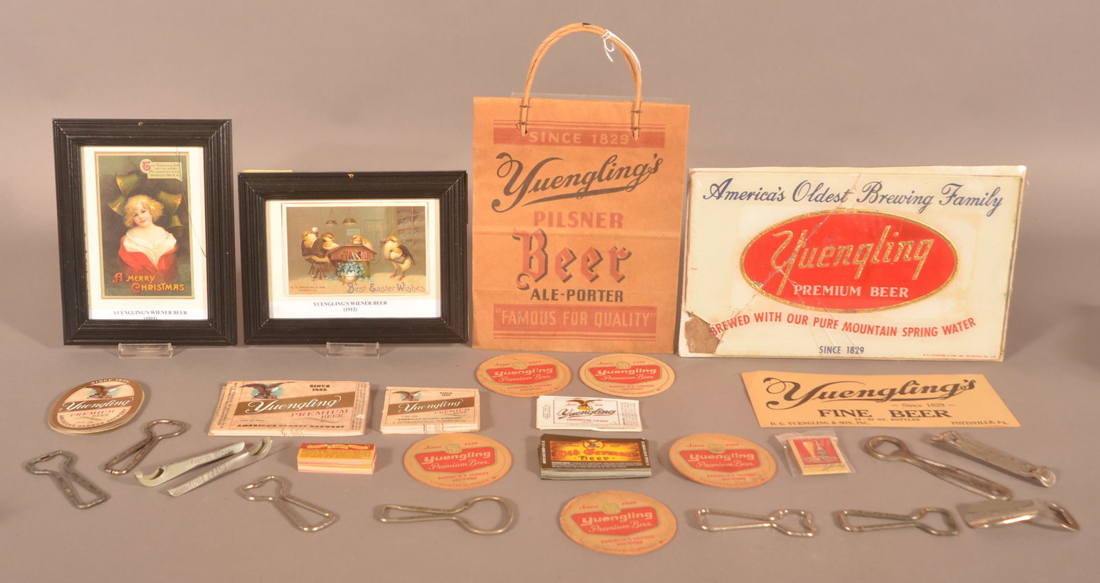 Lot of Antique/Vintage Brewery Advertising Items. (1 of 5)