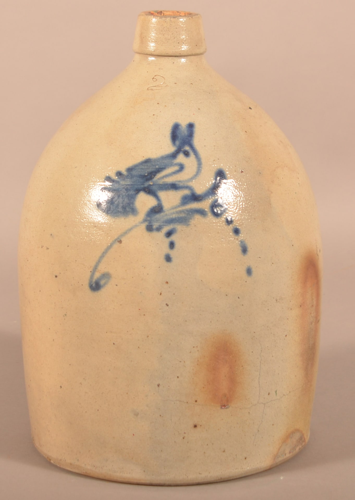 Unsigned 2-Gallon Stoneware Jug. (1 of 5)