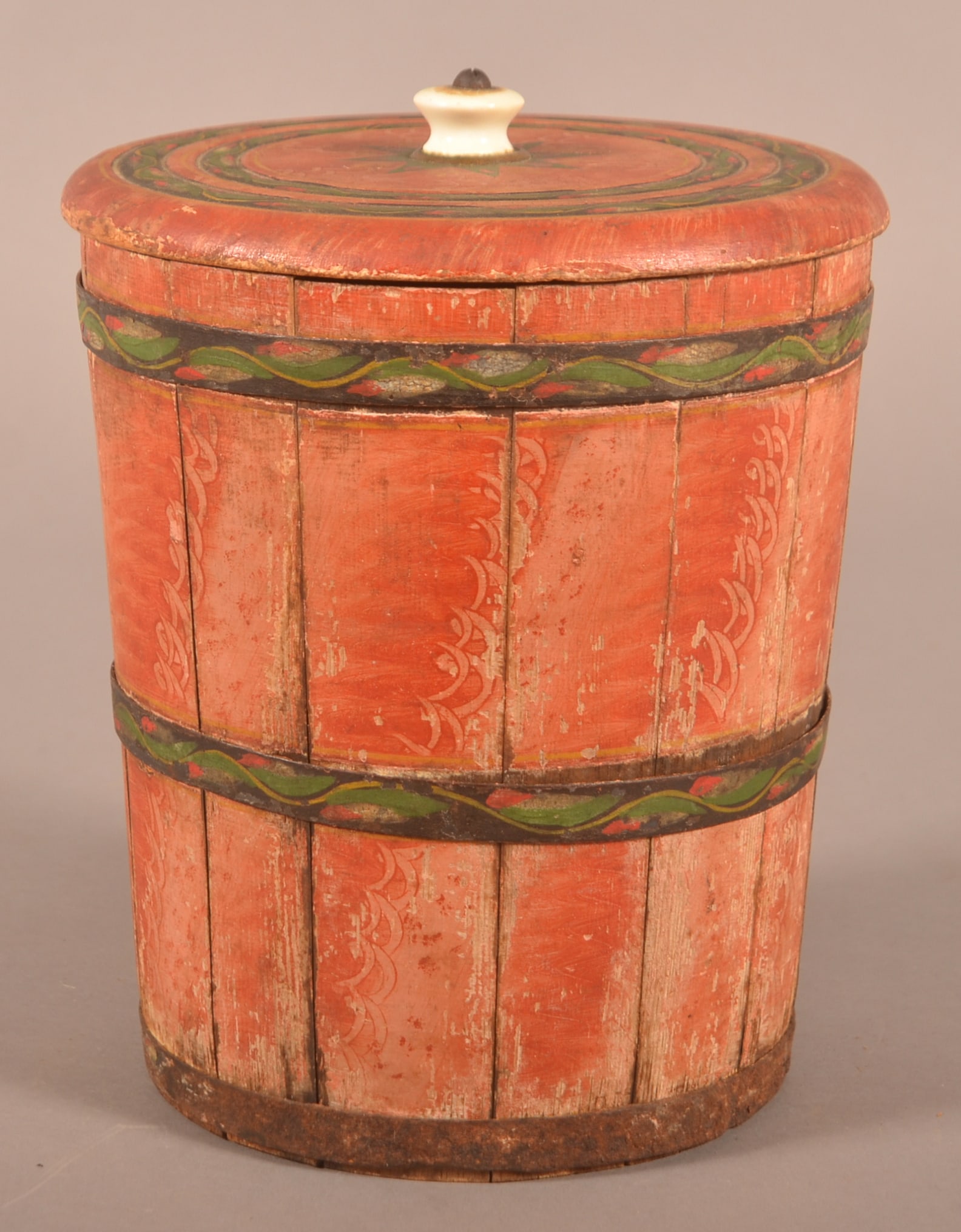 Lehnware Covered Sugar Bucket. (1 of 4)