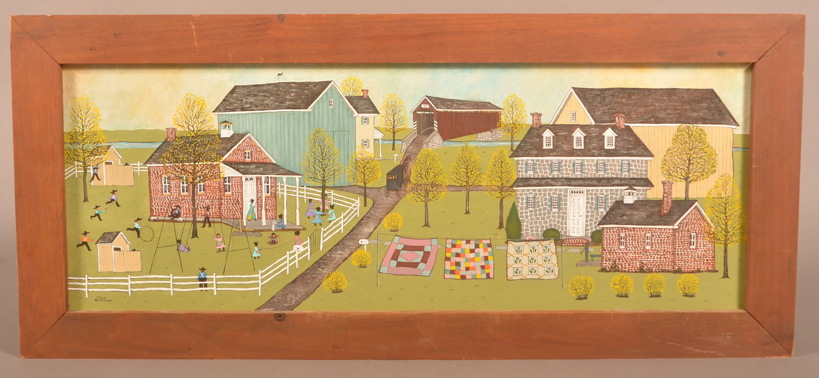 Dolores Hackenberger Oil on Canvas Painting. (1 of 3)