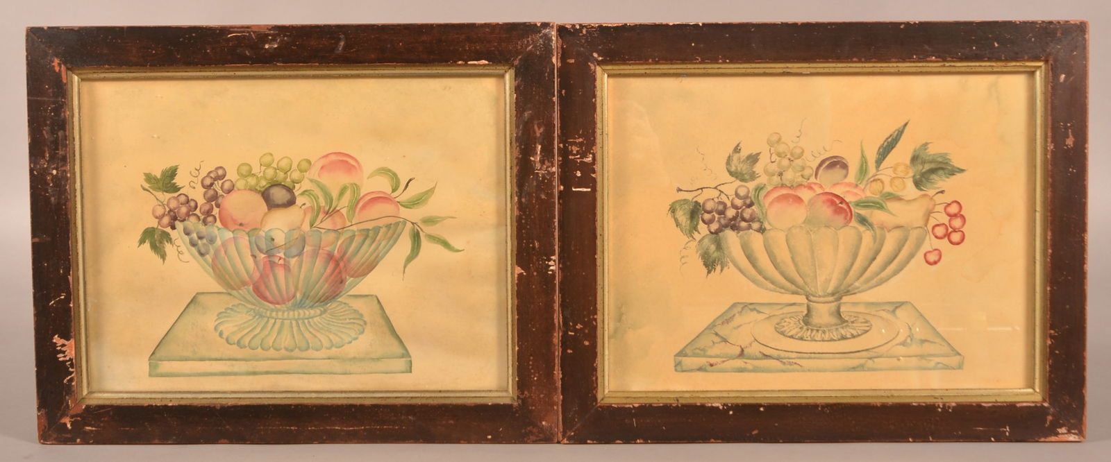 Two Caroline Hurd Fruit Still Life Watercolors. (1 of 6)