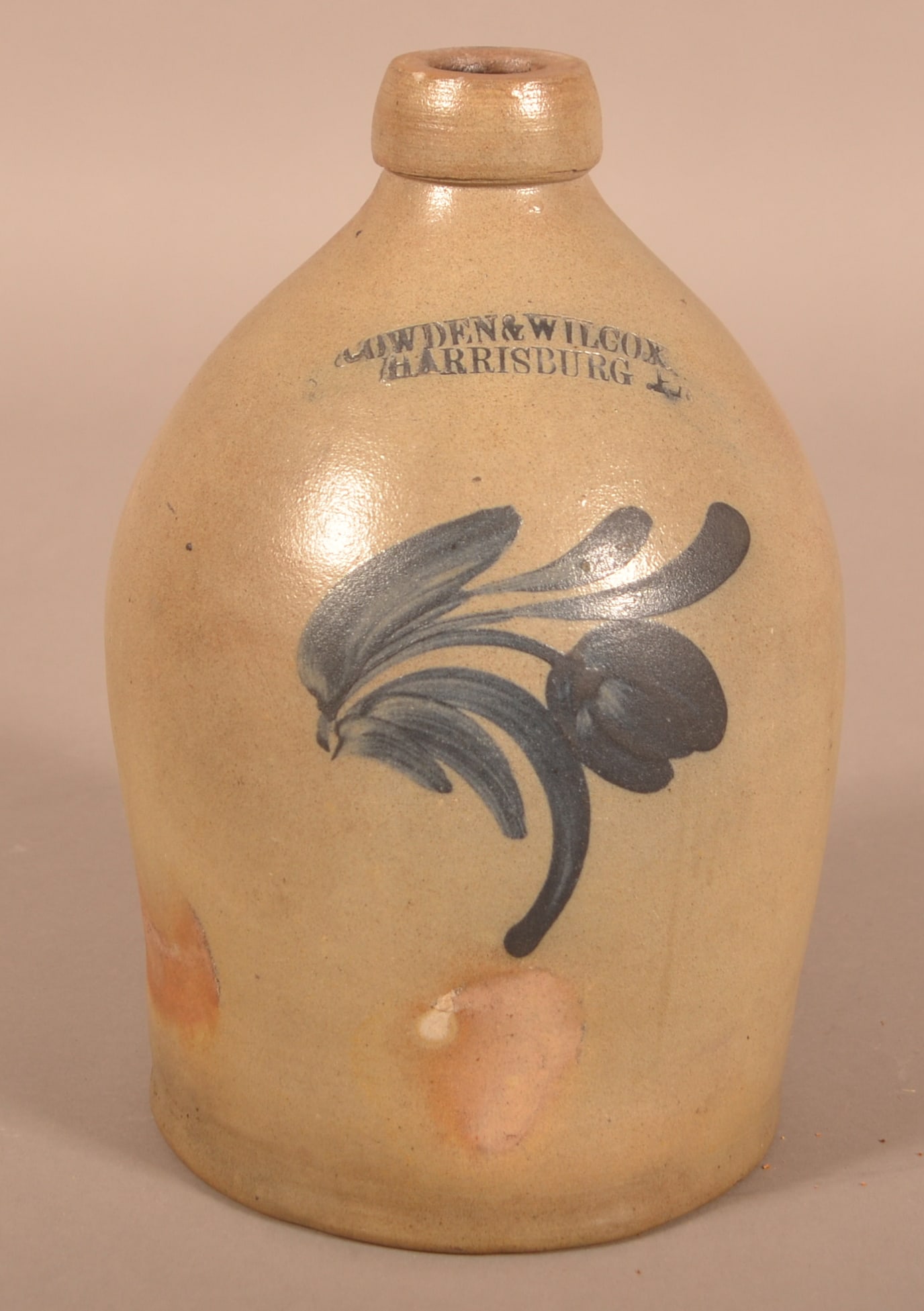 Cowden & Wilcox 1-Gallon Stoneware Jug. (1 of 4)