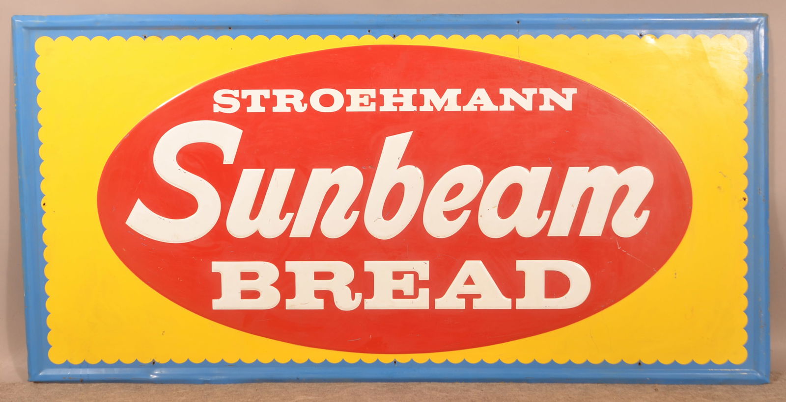 Stroehmann Sunbeam Bread Advert. Tin Store Sign. (1 of 3)