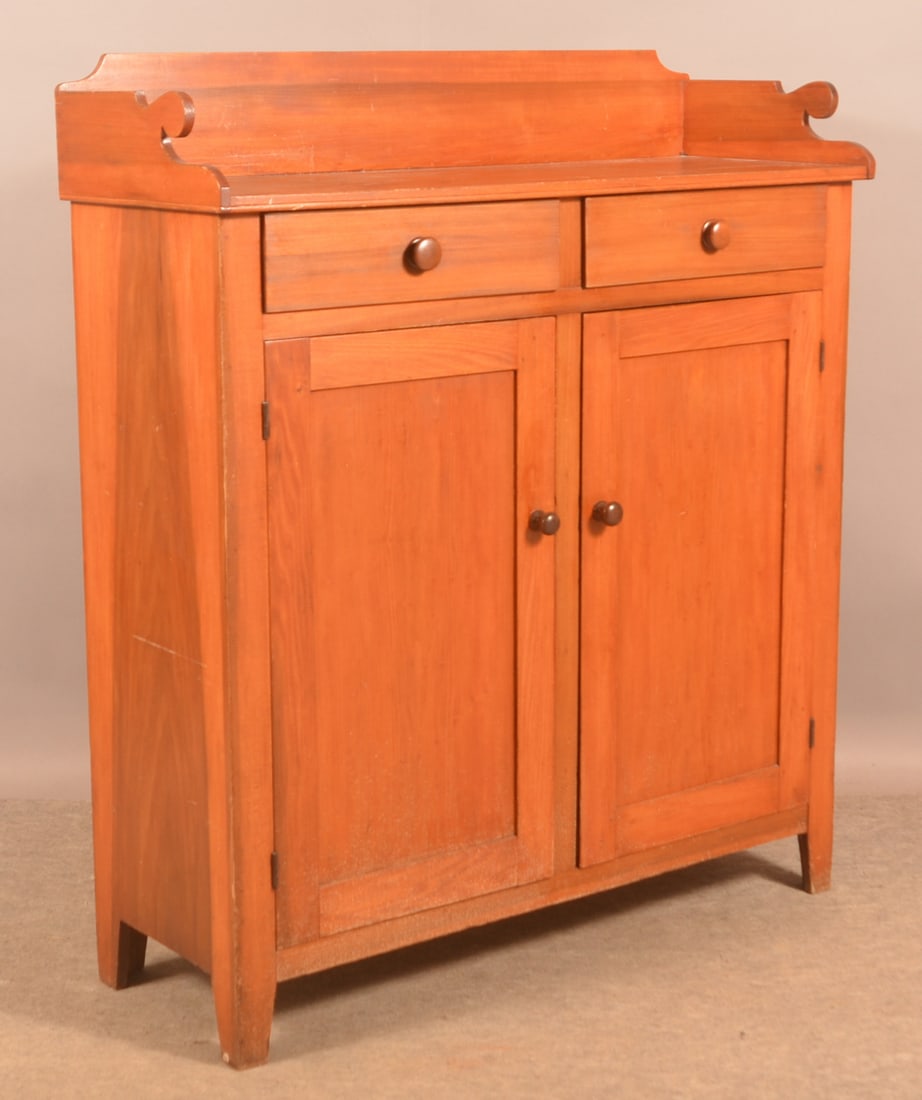 PA Country Federal Poplar Jelly Cupboard. (1 of 6)