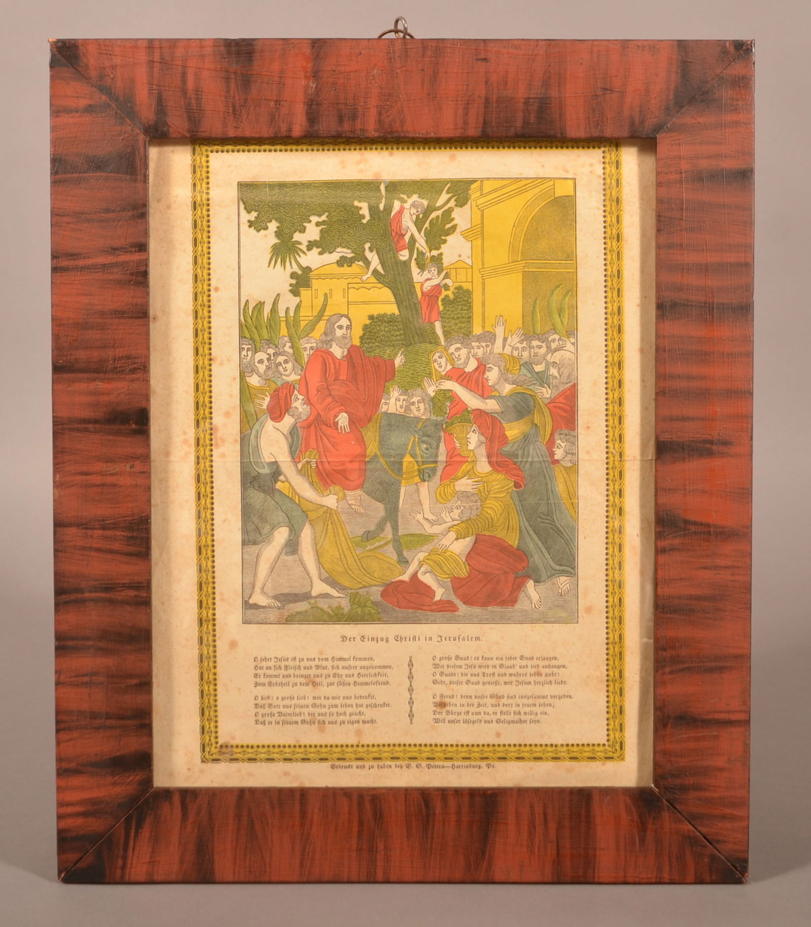 "The Entry of Christ in Jeruselum" Print. (1 of 3)