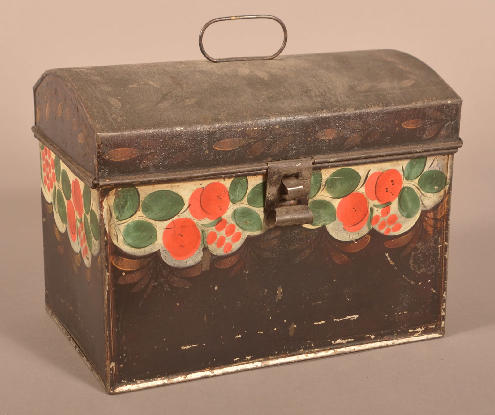 Pennsylvania 19th Century Toleware Document Box. (1 of 6)