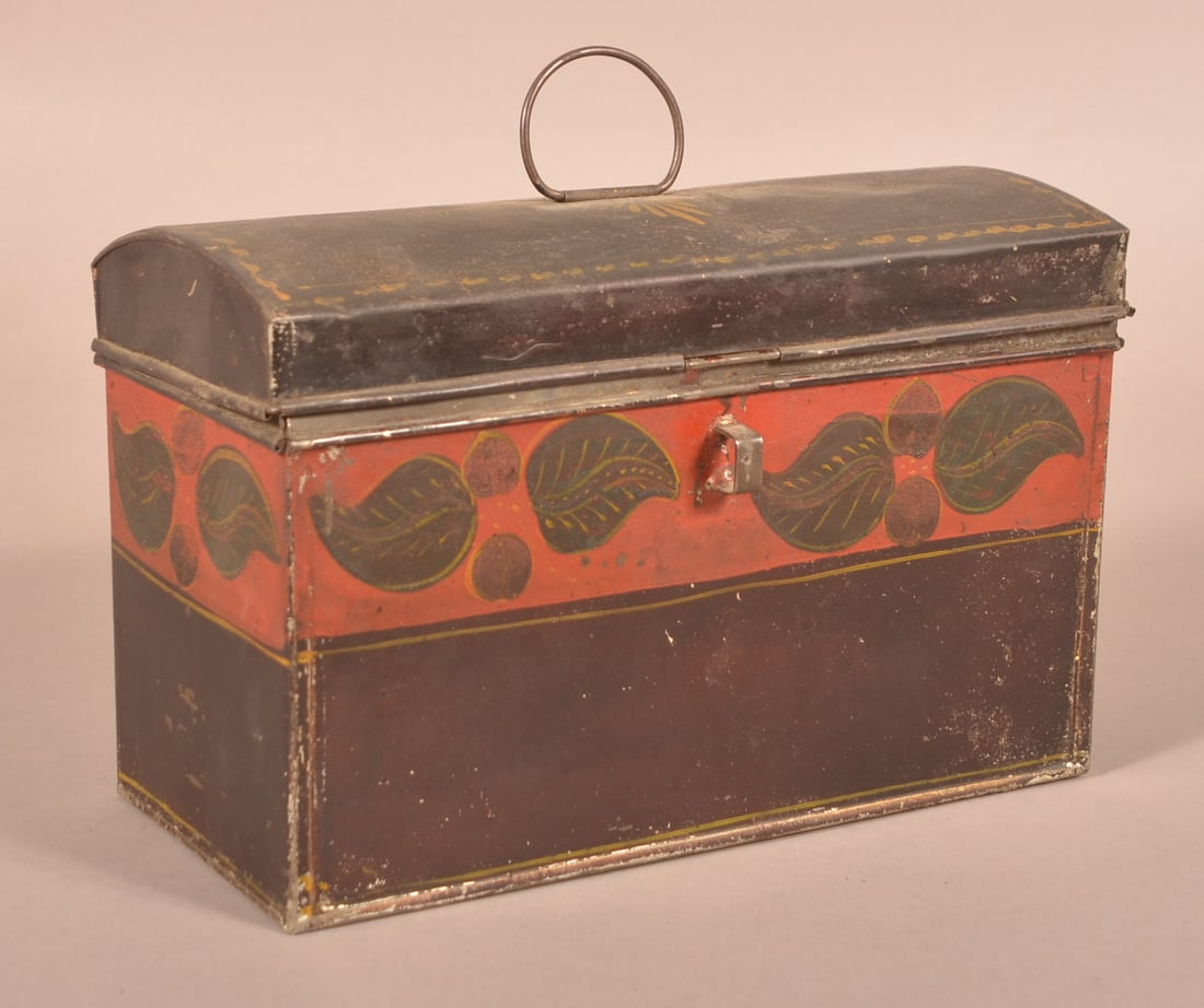 Pennsylvania 19th Century Toleware Document Box. (1 of 5)