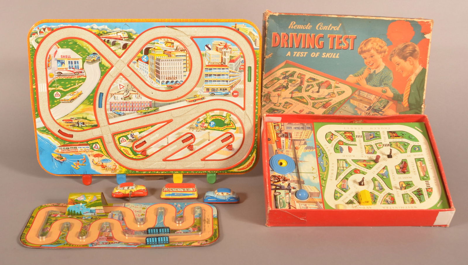 Three Various Vintage Driving Games. (1 of 3)