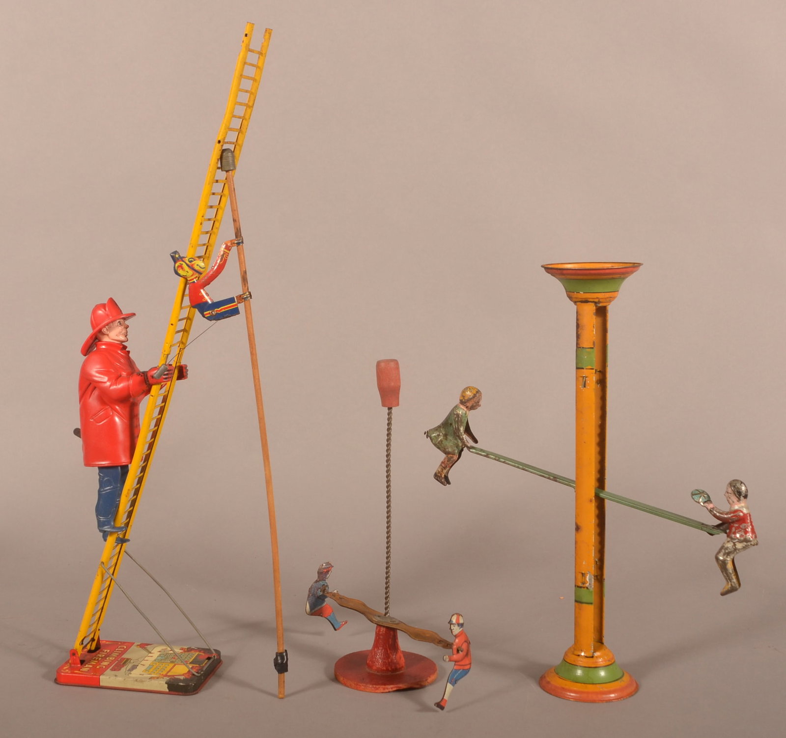 Four Vintage Tin/Plastic Motion Toys. (1 of 5)