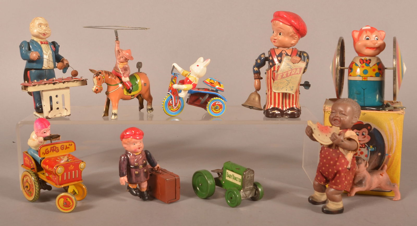 Vintage Tin and Celluloid Wind-Up Toys. (1 of 5)