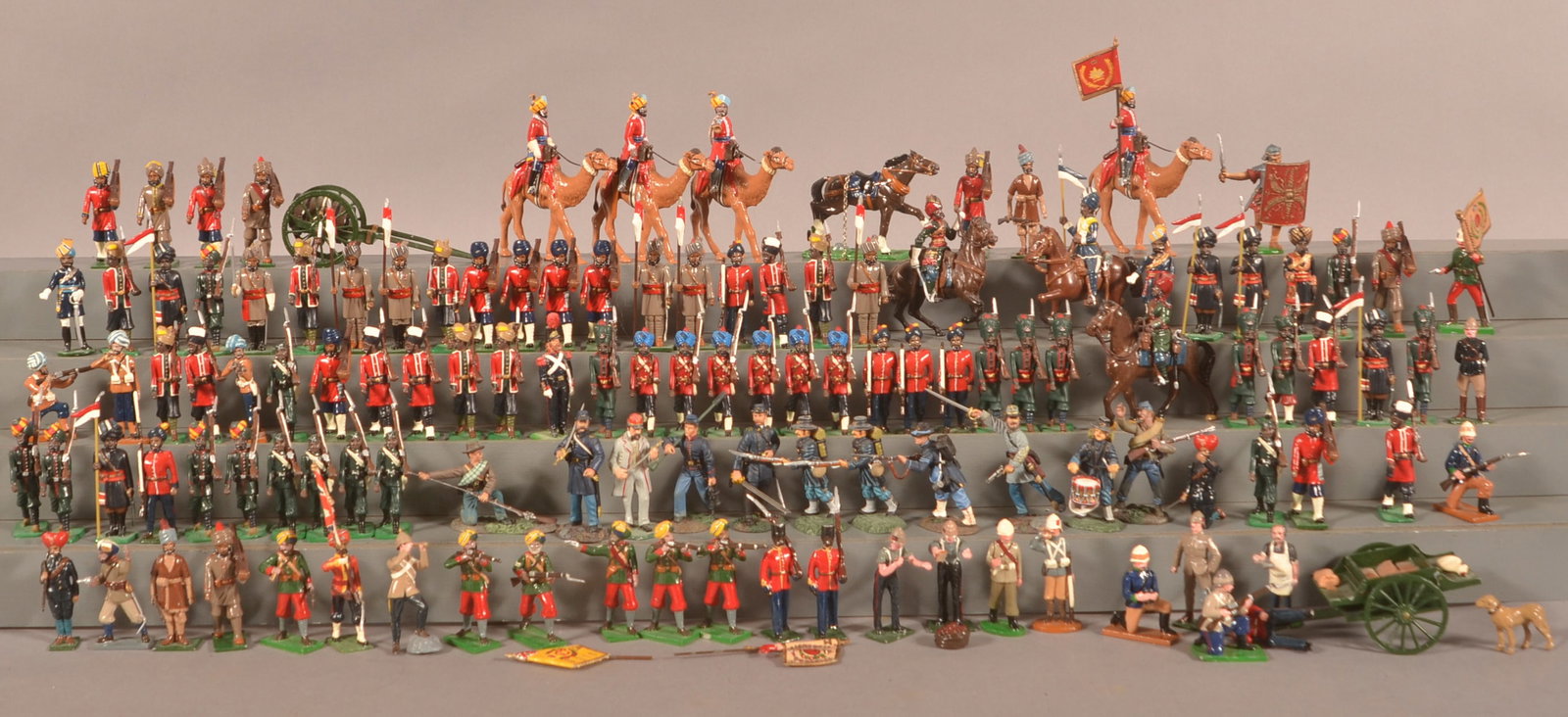 Group of Misc. Painted Miniature Soldiers: Various makers, no boxes included.