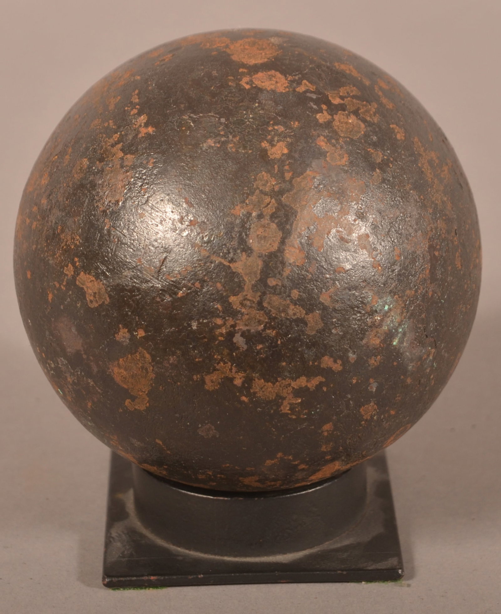 James Rifled Type 14 lb. Solid Shot Cannonball: As-found dug, relic condition.