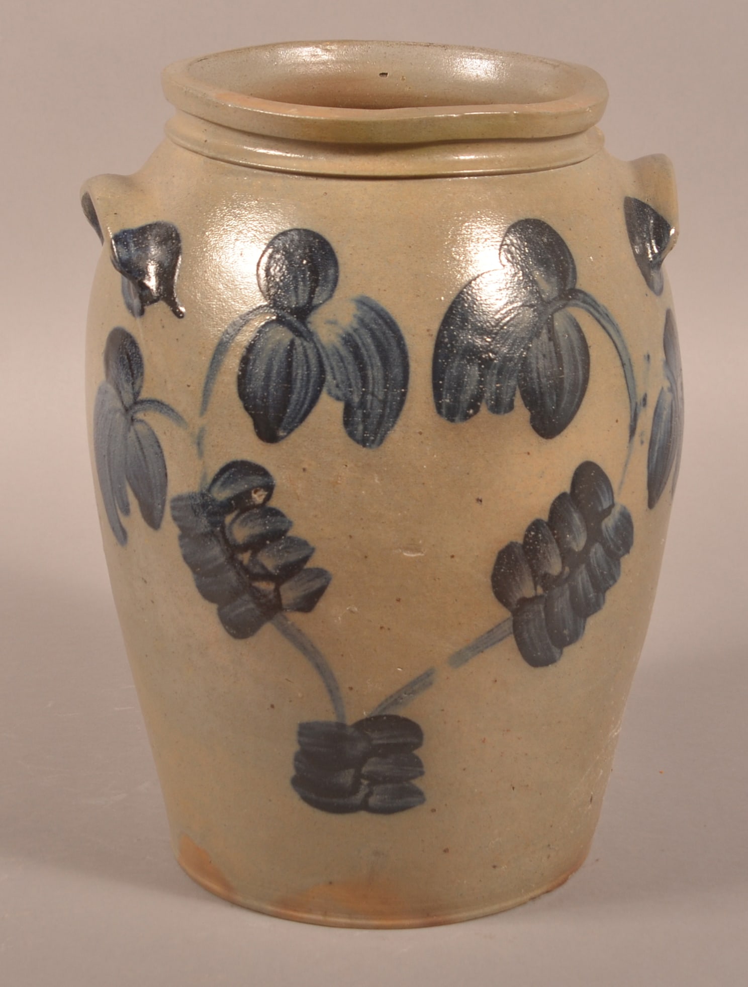 PA or MD 3-Gal. Bulbous-Form Stoneware Jar. (1 of 4)