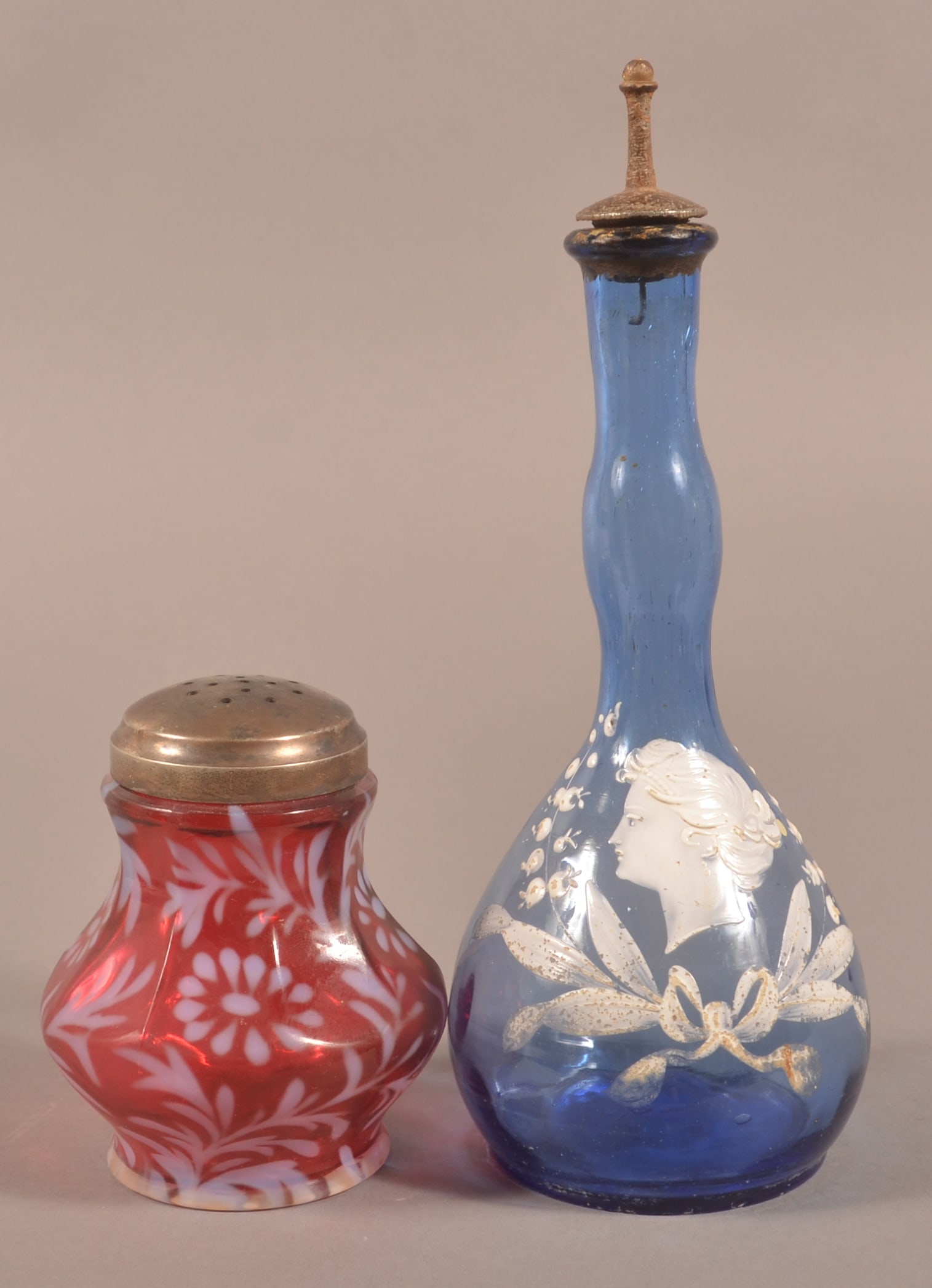 Two Pieces of Victorian Art Glass. (1 of 3)