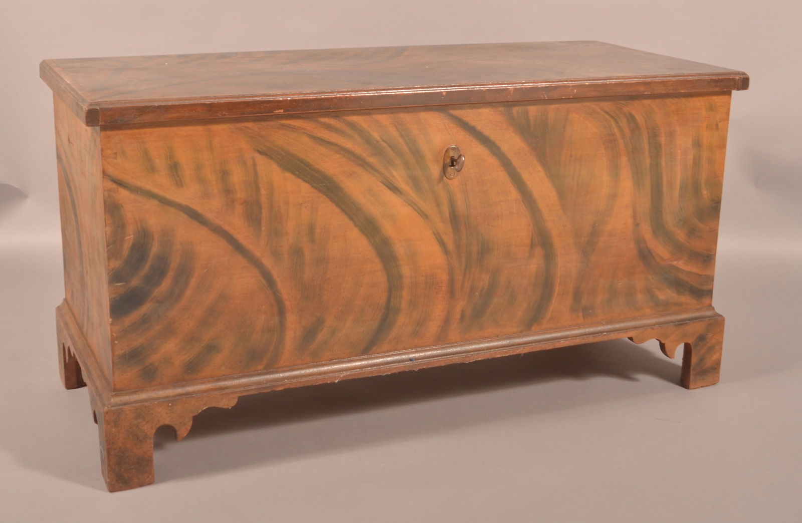 PA Mid-19th C. Paint-Decorated Blanket Chest (1 of 6)
