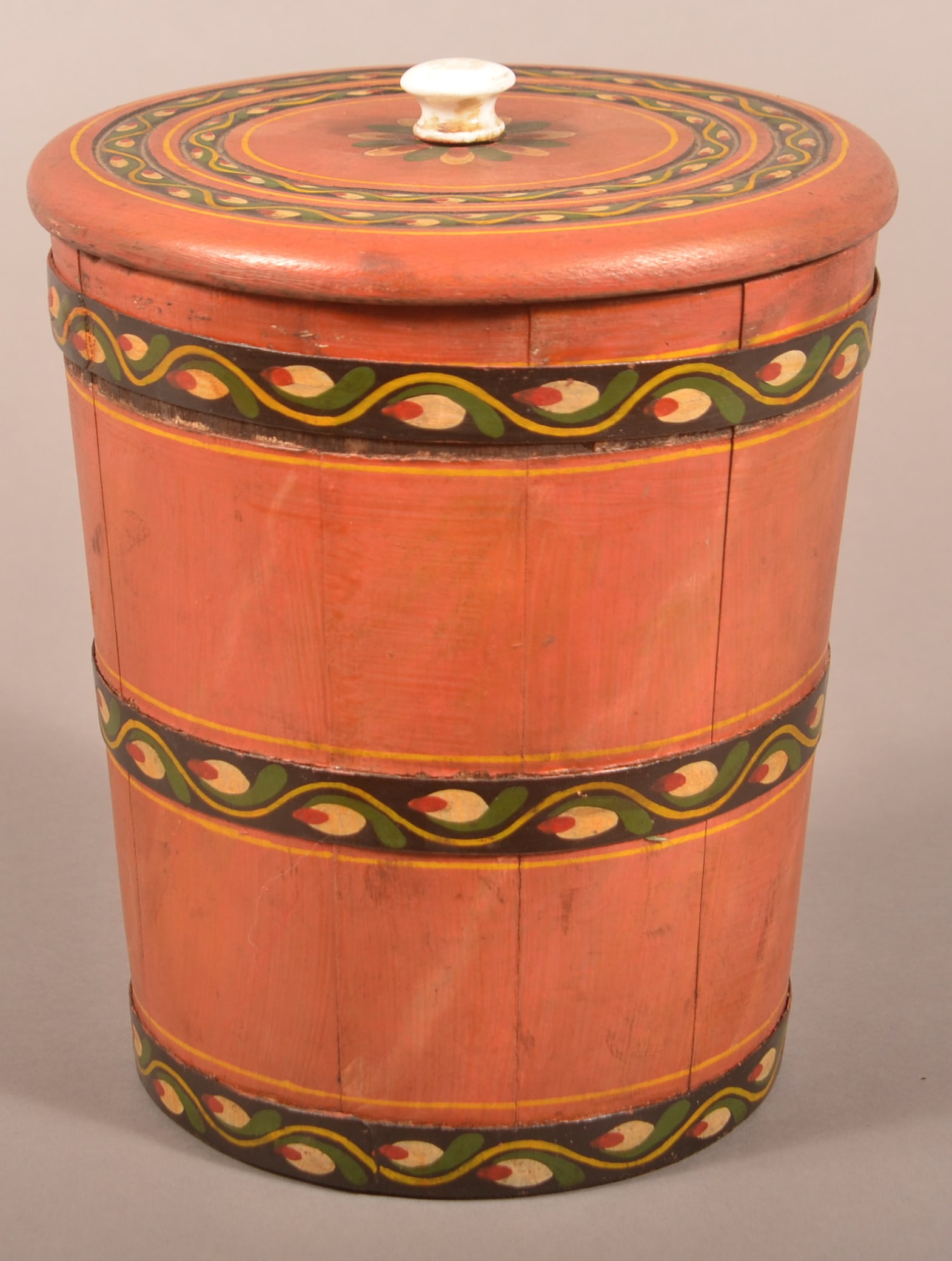 Lehnware Covered Sugar Bucket. (1 of 5)
