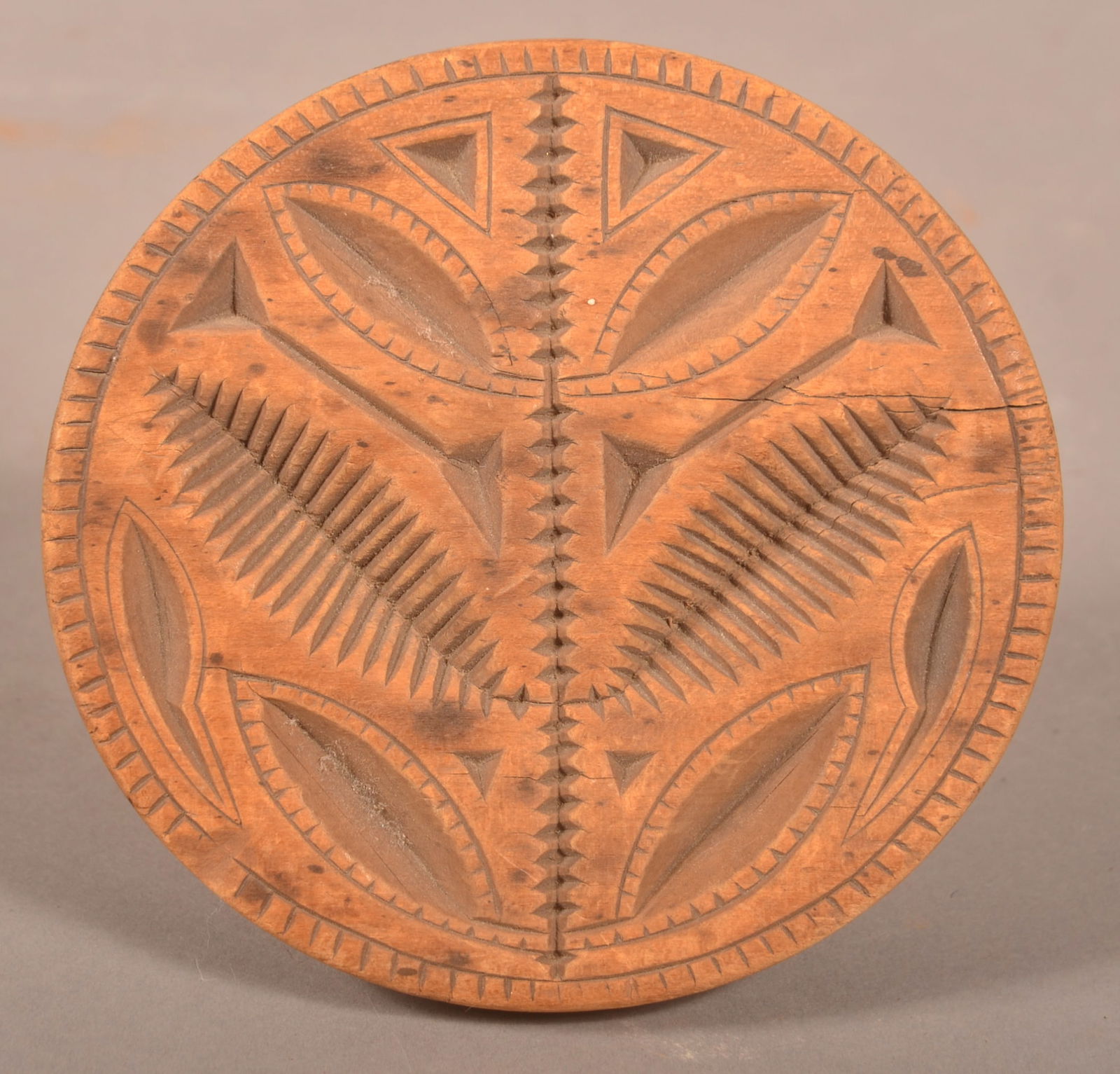 PA 19th Century Double-Sided Butter Print. (1 of 3)