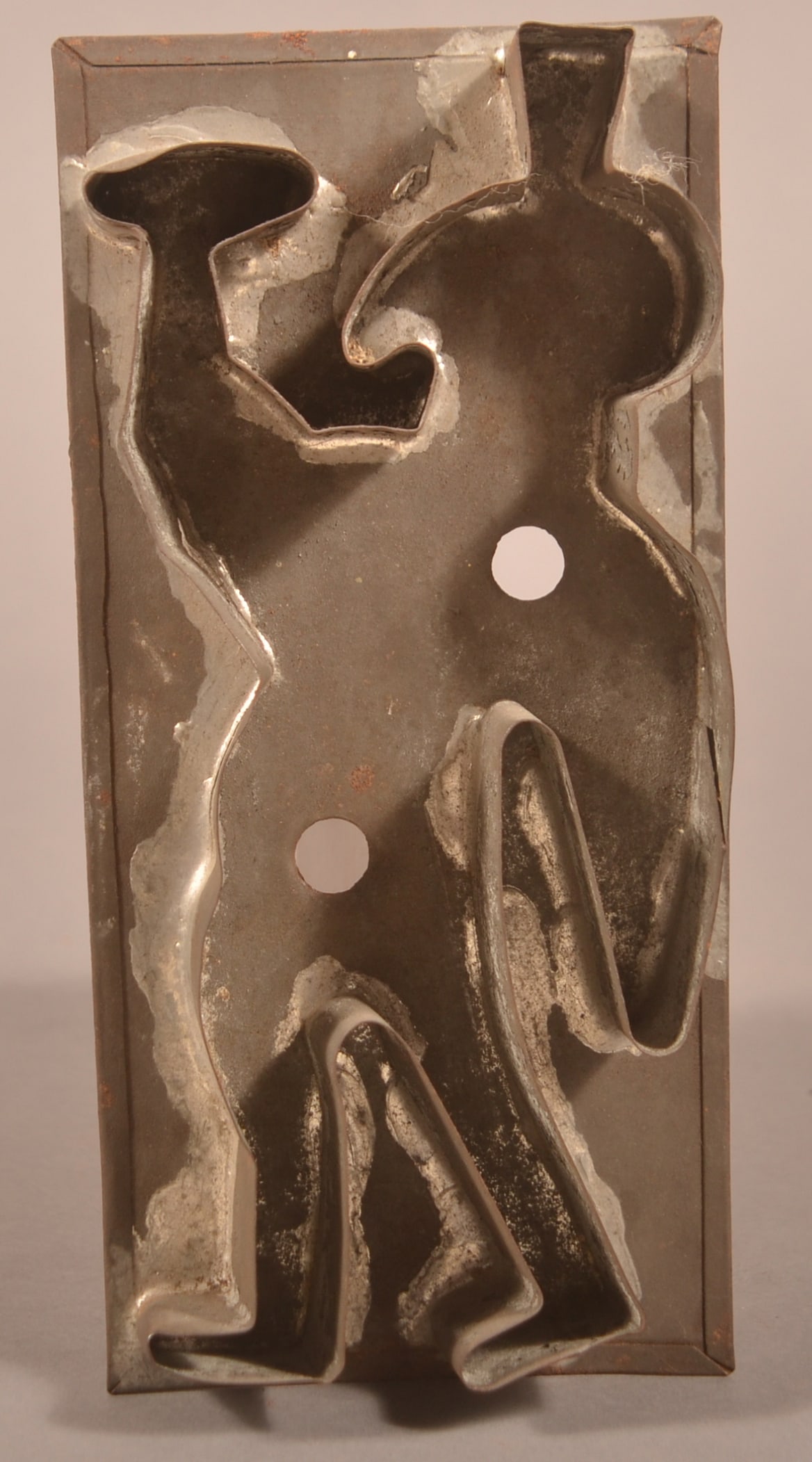 PA 19th C. Native American Tin Cookie Cutter. (1 of 3)