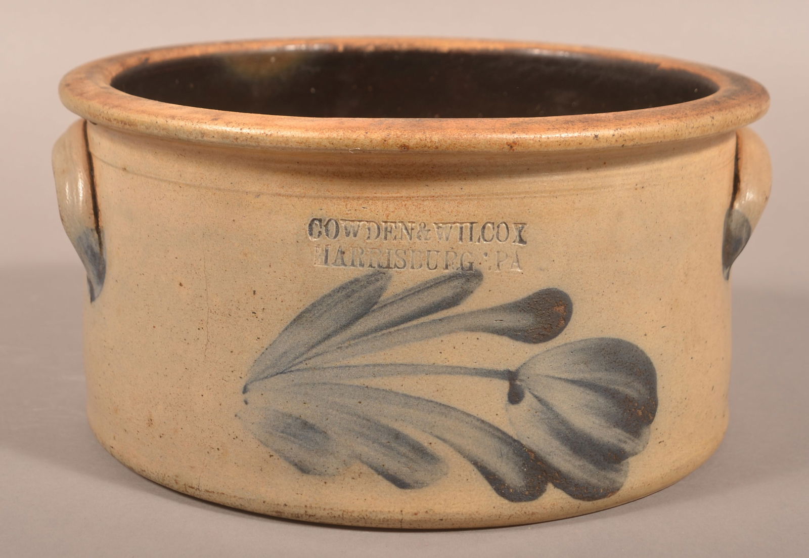 Cowden & Wilcox 1-Gal. Straight-Sided Cake Crock. (1 of 4)