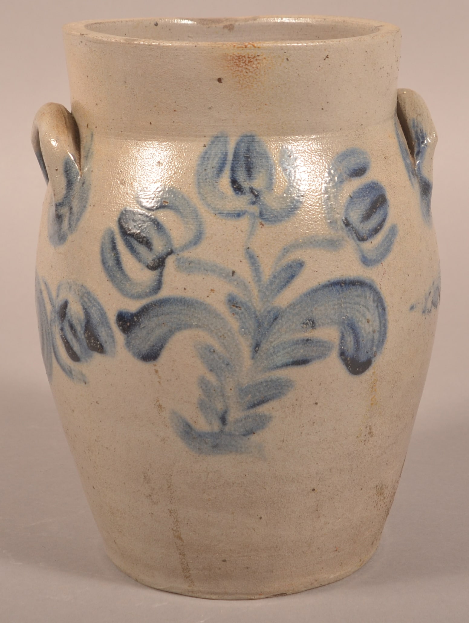 PA or MD 1-Gal. Stoneware Bulbous Jar. (1 of 4)