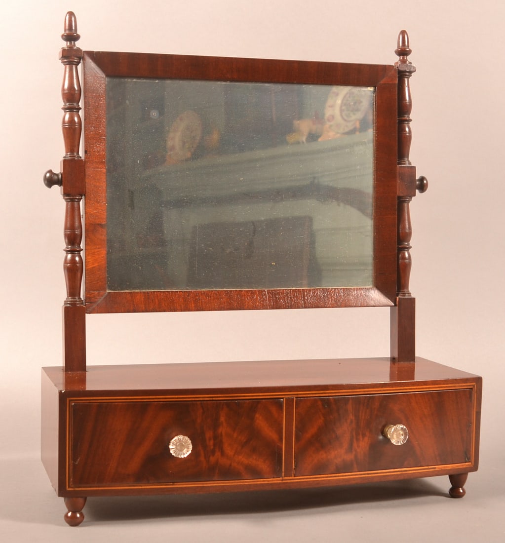 Pennsylvania Sheraton Mahogany Shaving Stand. (1 of 4)