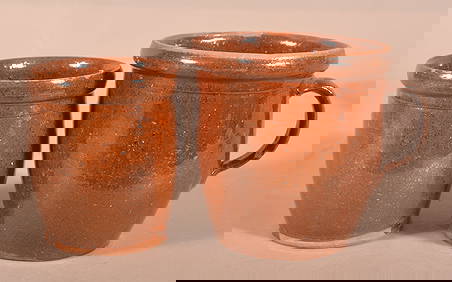 Two Pieces of Willoughby Smith Redware. (1 of 5)