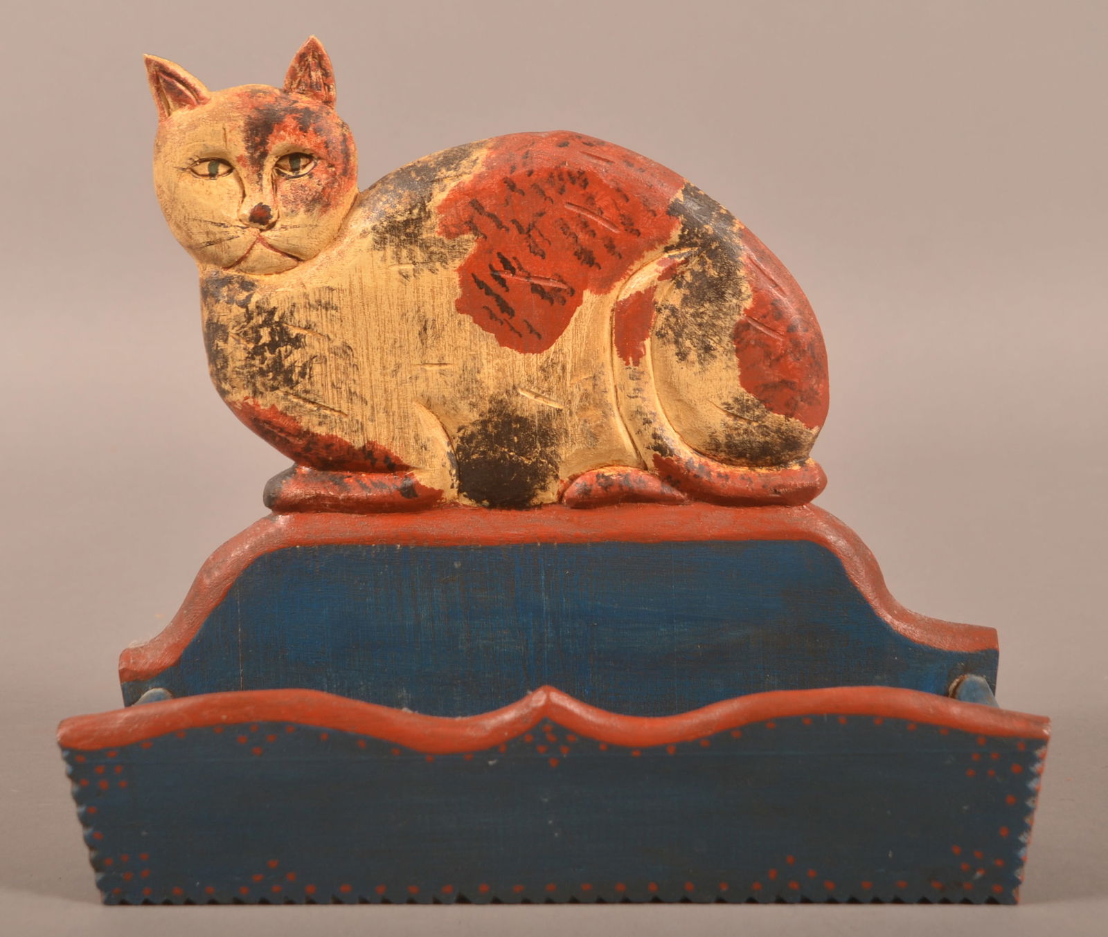 Walter J. Gottshall Folk Art Comb Box. (1 of 5)