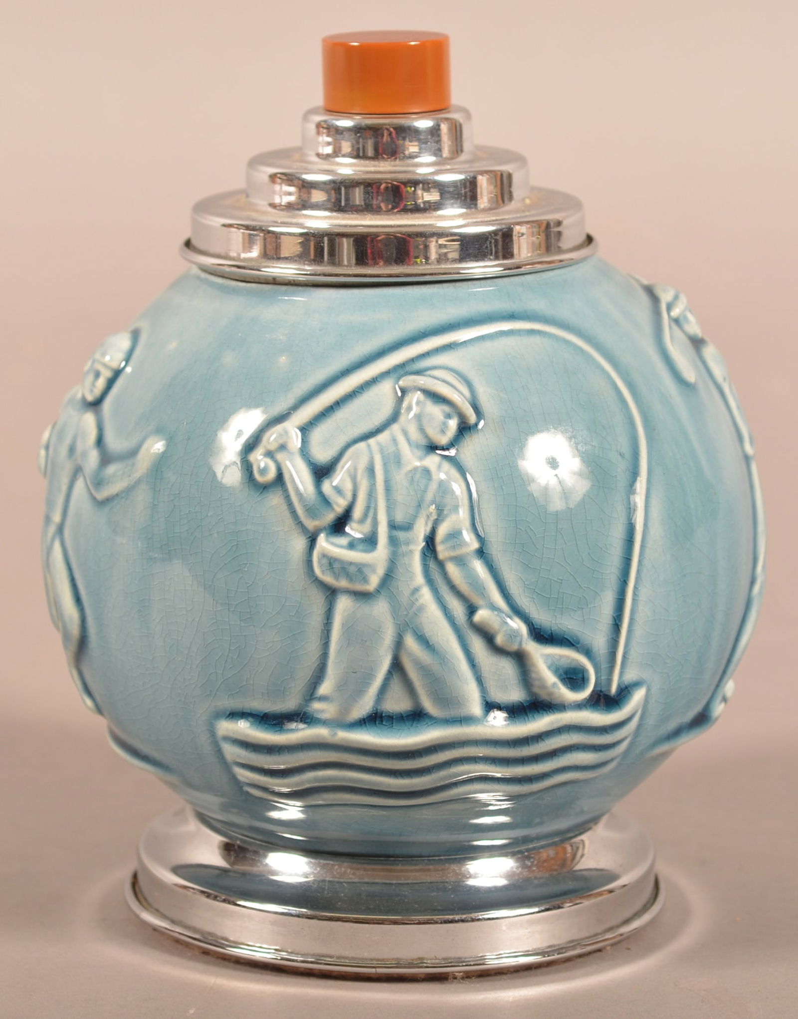 Rookwood Art Pottery Cigarette Dispenser. (1 of 8)