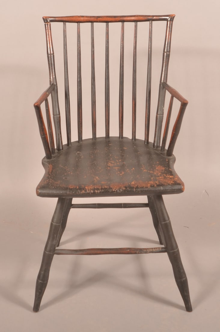 PA Duckbill Windsor Bamboo-Turned Armchair. (1 of 5)