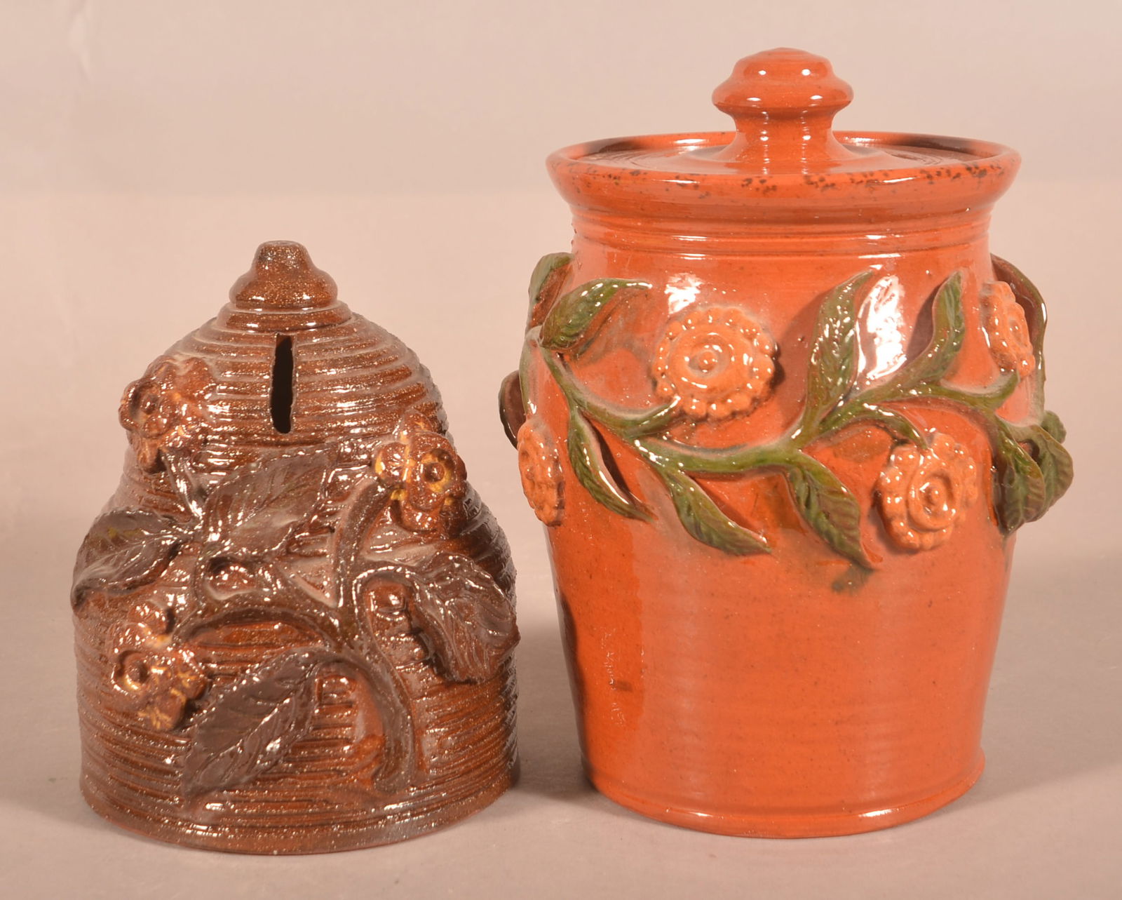 Two Pieces of C.N. Foltz Pottery. (1 of 3)