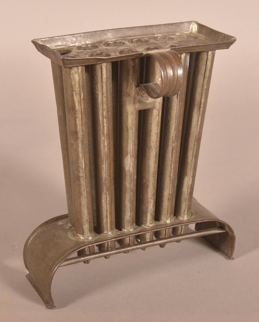 Early 12-Tube Arched-Base Candle Mold. (1 of 2)