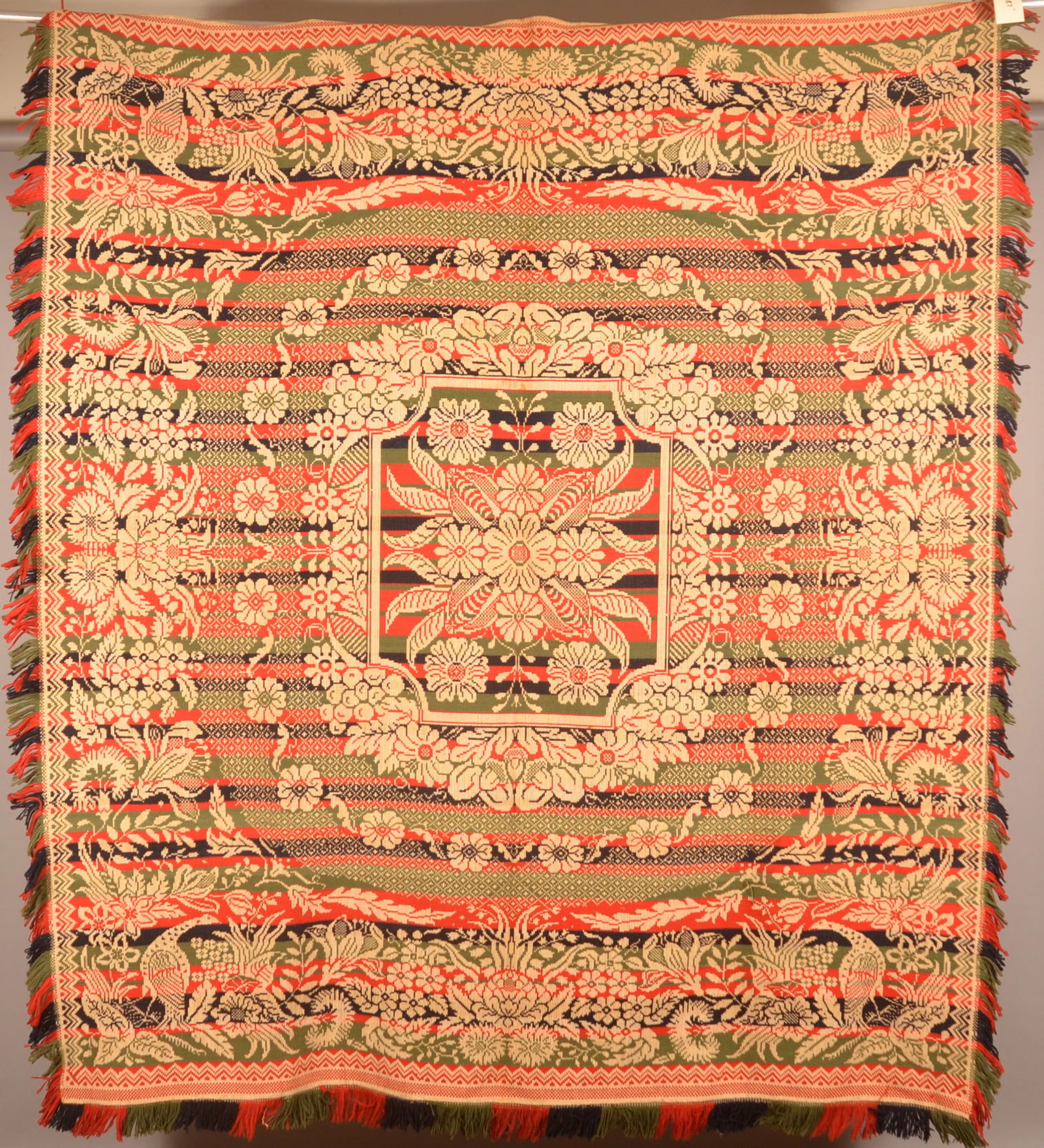 Antique Pennsylvania Woven Coverlet. (1 of 7)