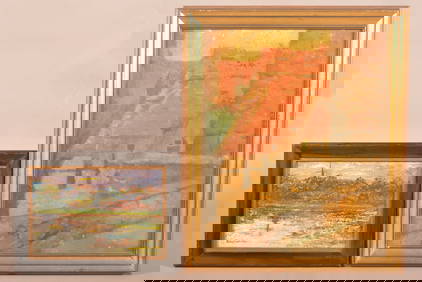 Two Oil on Board Paintings. (1 of 7)