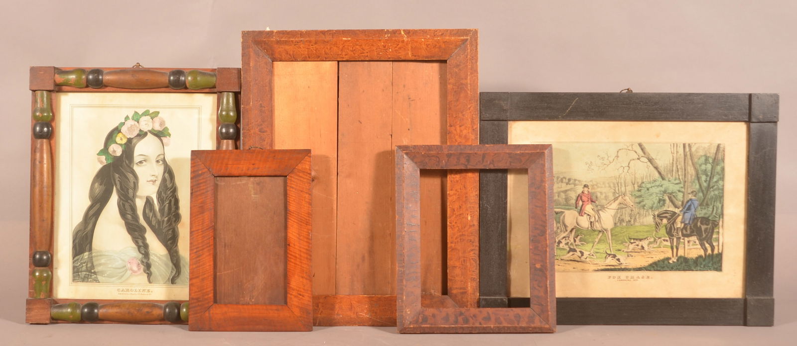 Five Various 19th Century Picture Frames. (1 of 4)