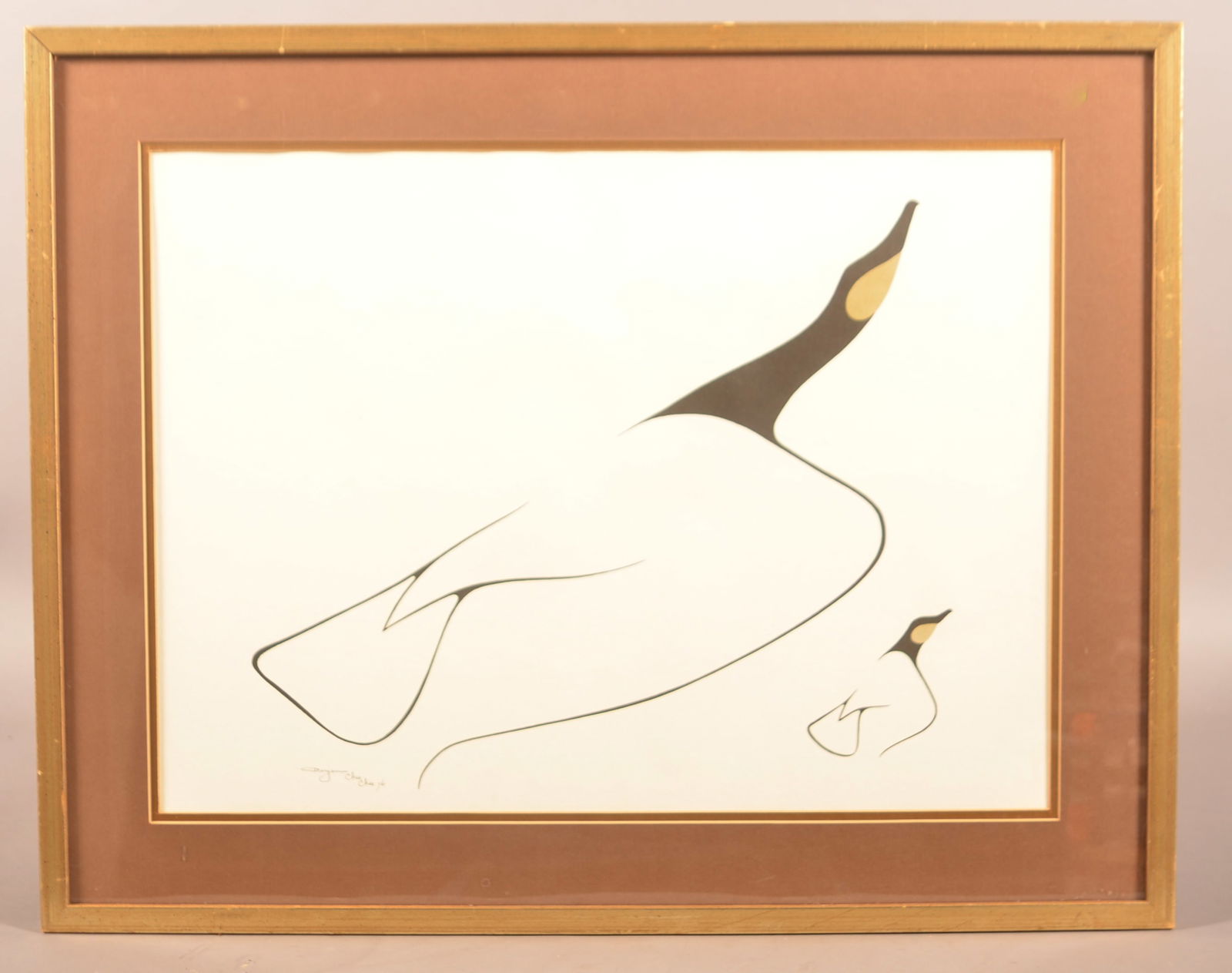 Benjamin Chee Chee Mother & Child Screenprint. (1 of 5)